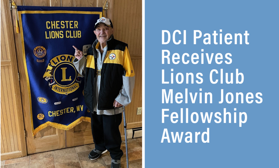 DCI Patient Receives Distinguished Service Award | DCI
