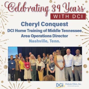 DCI Milestone Anniversary Employee Award