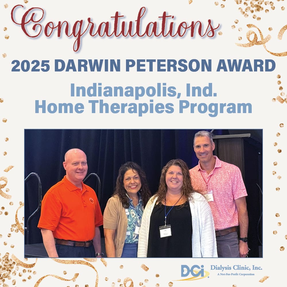 DCI Corporate Leadership with Award Winner Indianapolis Home Therapies Team